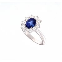 Anello Crivelli Donna ZAFFIRO in Oro Zaffiro 108-CONT A ZF 2.80